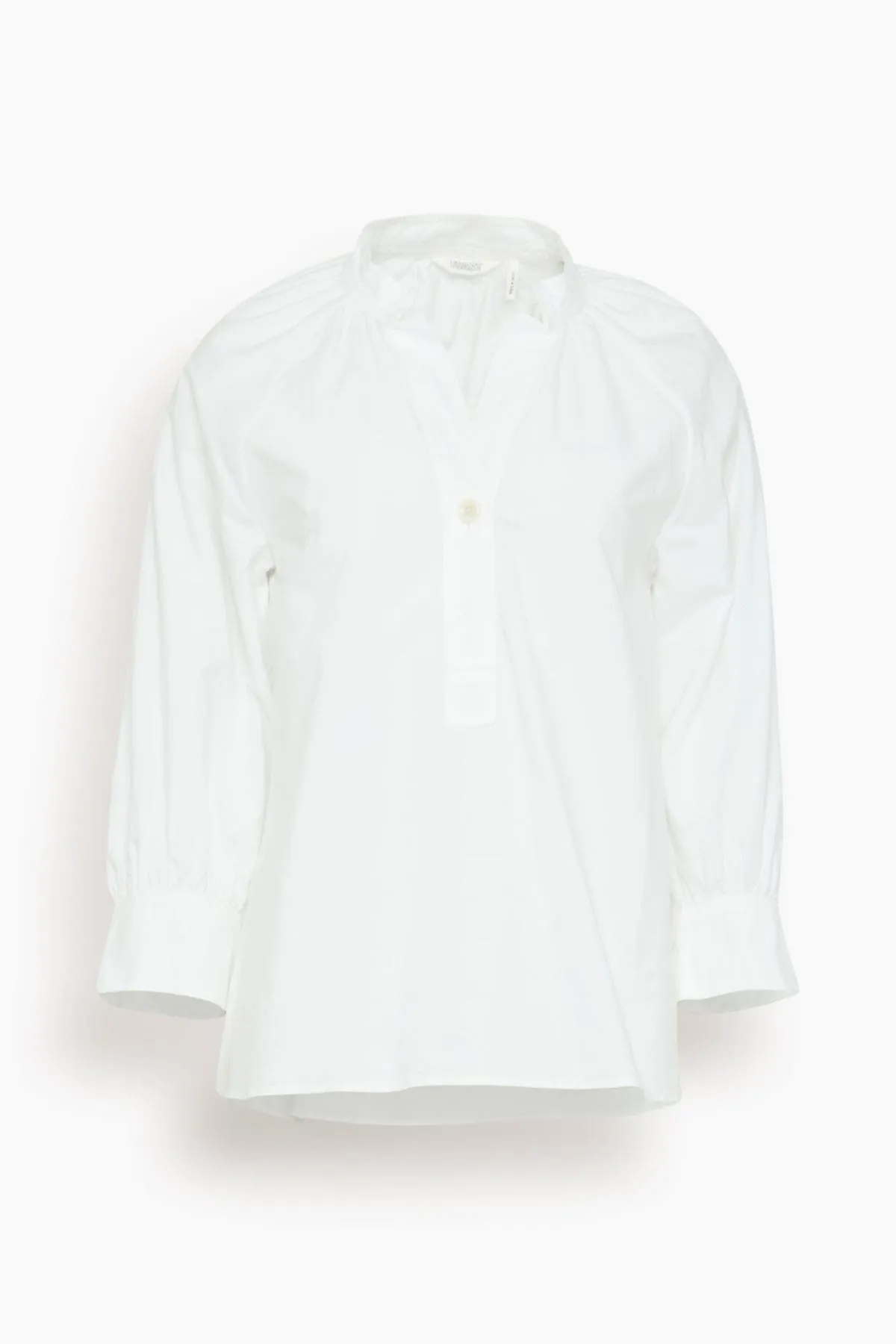 Catrin Cotton Oxford Easy Shirt in White