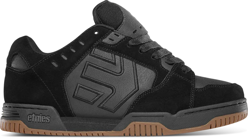 etnies FAZE Shoe - Black/Black/Gum
