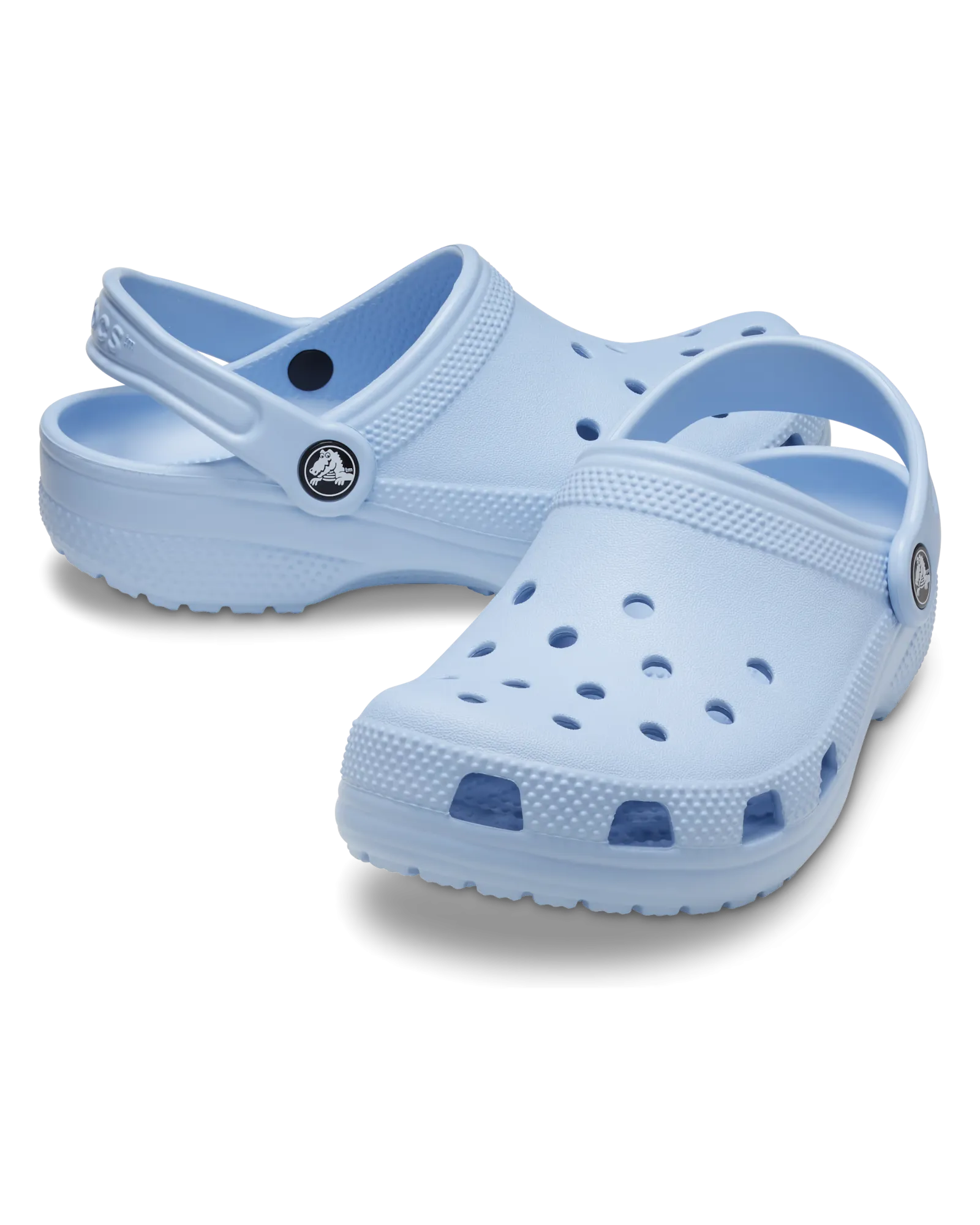 Girls Classic Clogs in Blue Calcite