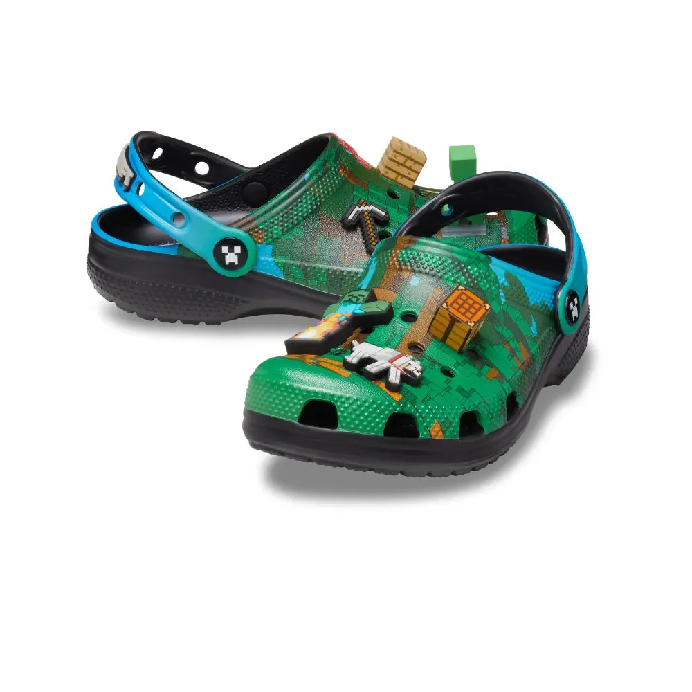 Giày Clog Trẻ Em Crocs Classic Minecraft