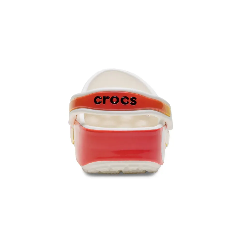 Giày Clog Unisex Crocs Classic Reflector - White