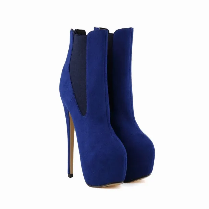 Inner Heightening Ultra Fine Heeled Martin Boots