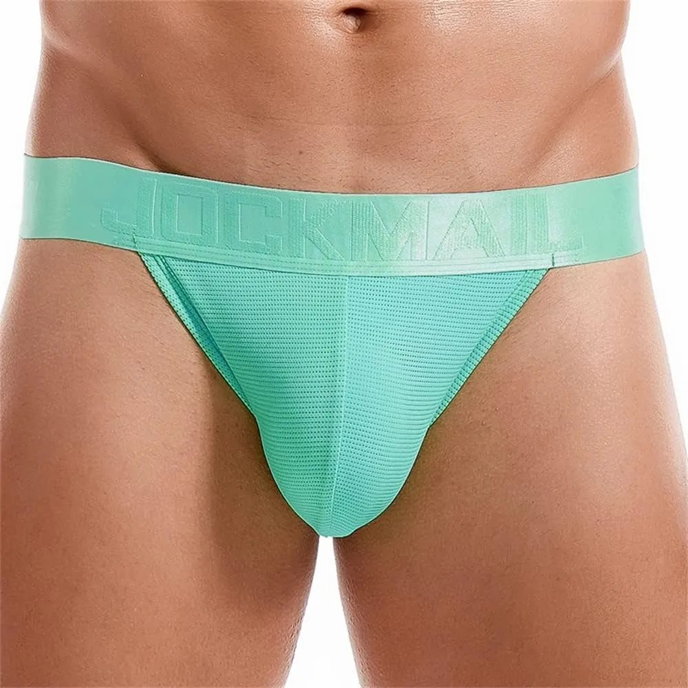 JOCKMAIL Mens Jockstrap Underwear Jock Straps Male Athletic Supporters for Men