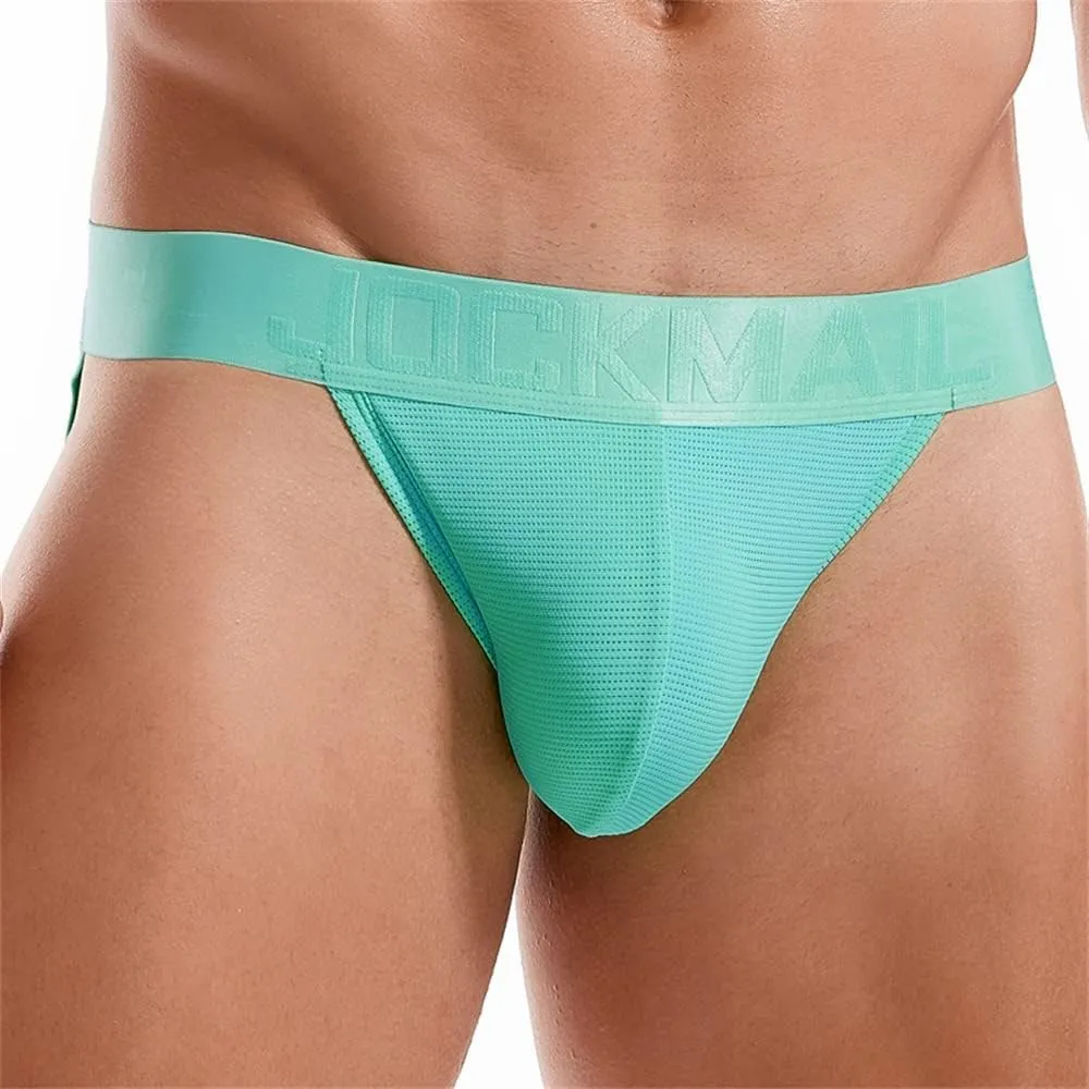 JOCKMAIL Mens Jockstrap Underwear Jock Straps Male Athletic Supporters for Men