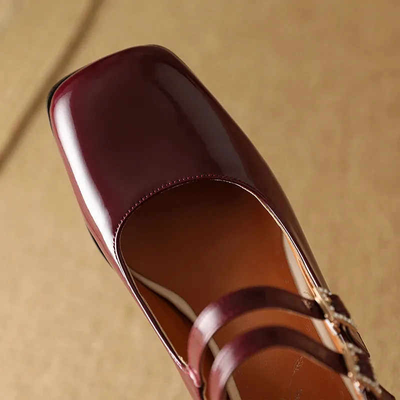 Jollie Double Strap Maryjane Pumps