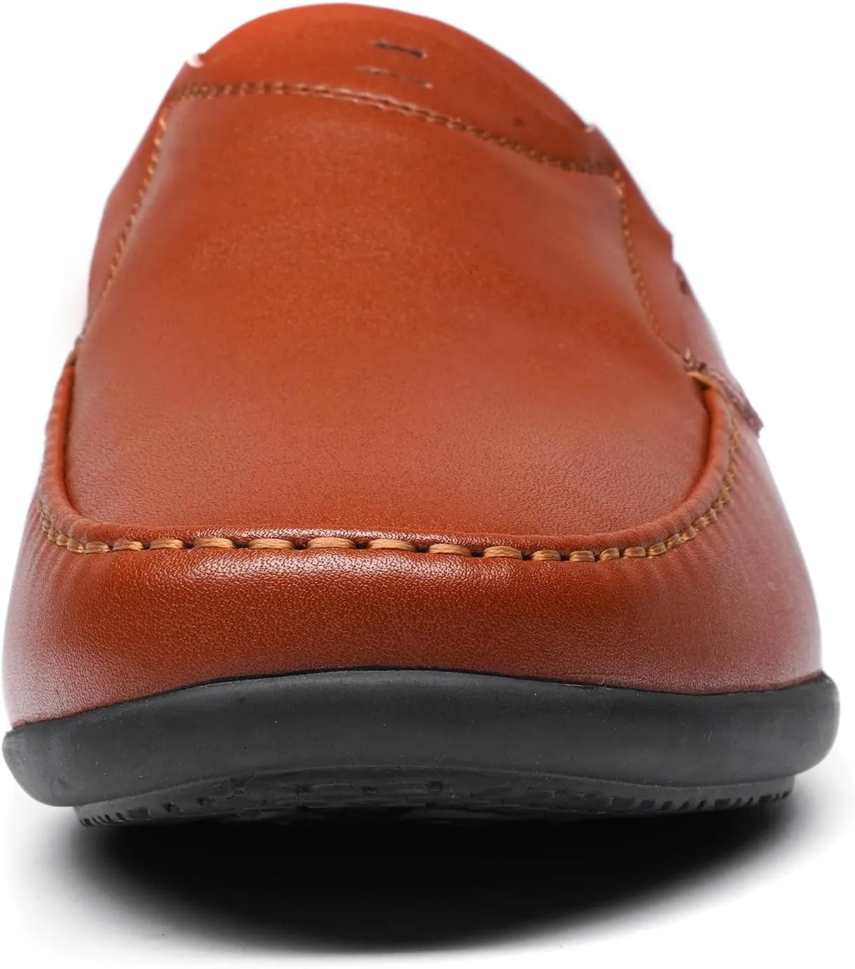 Men??s Slip-On Loafers Handmade Leather Slippers Breathable Comfortable Soft Hand Stitched no-heel Casual Shoes For Men