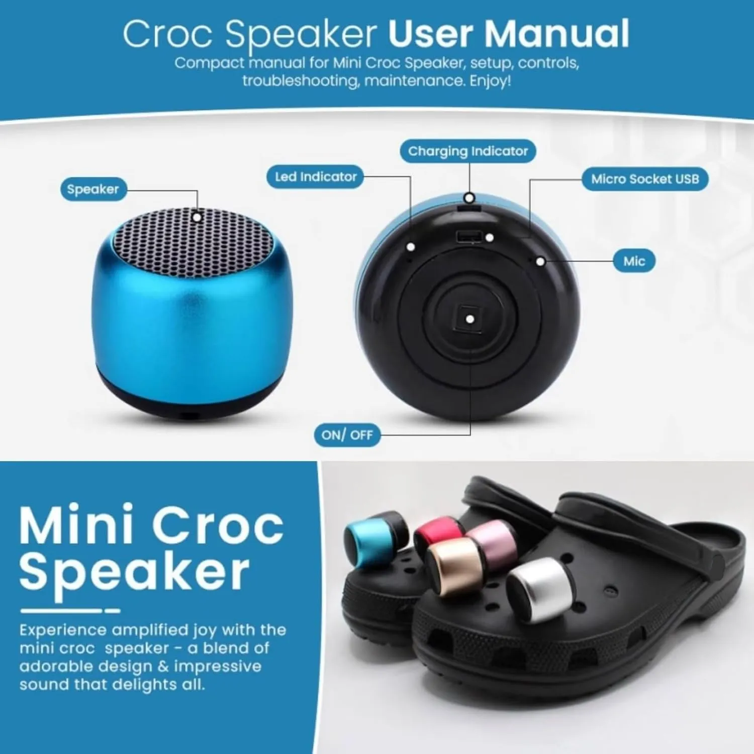 Mini Speaker Charm