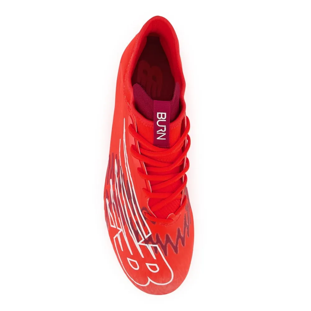 New Balance Burn X3 Red Lacrosse Cleats