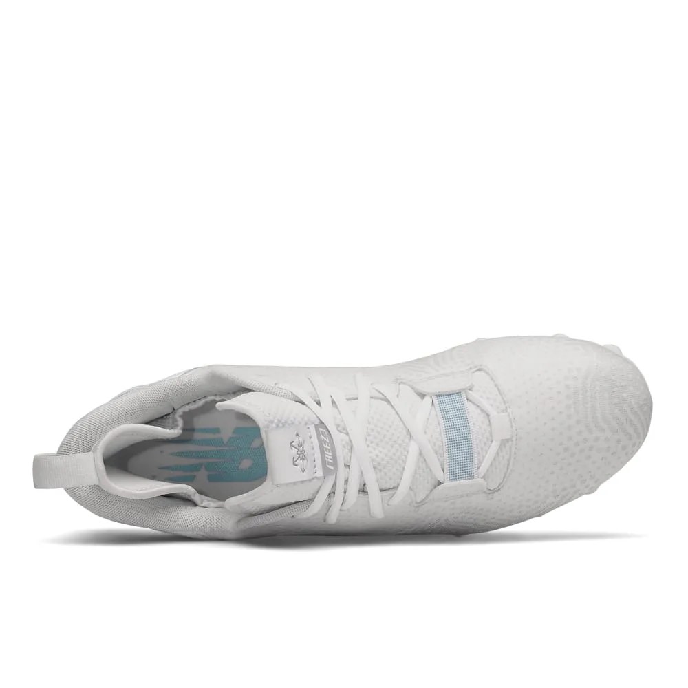 New Balance Freeze V3 Low White Lacrosse Cleats