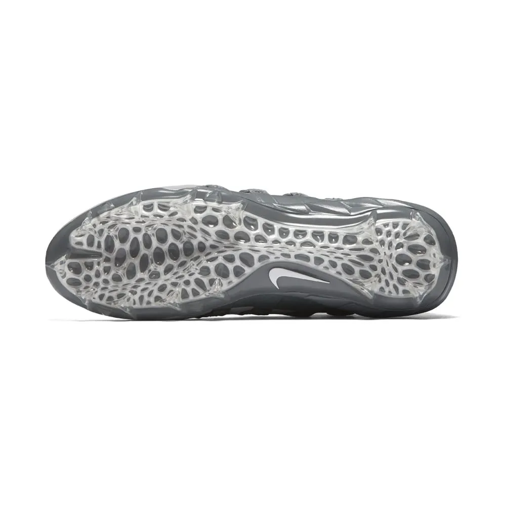 Nike Alpha Huarache 6 Elite Grey Lacrosse Cleats