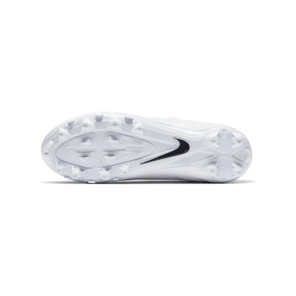 Nike Alpha Huarache 7 GS Youth White/Navy Blue Lacrosse Cleats