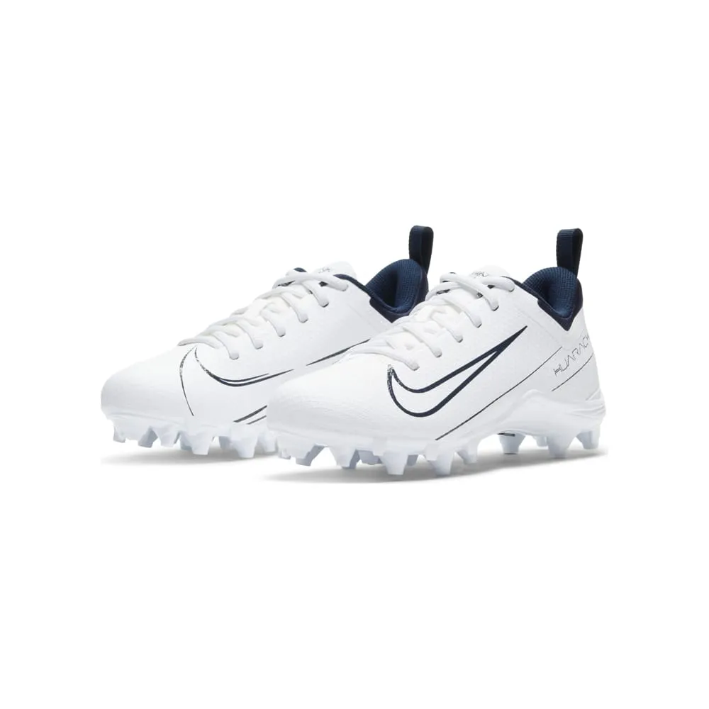 Nike Alpha Huarache 7 GS Youth White/Navy Blue Lacrosse Cleats