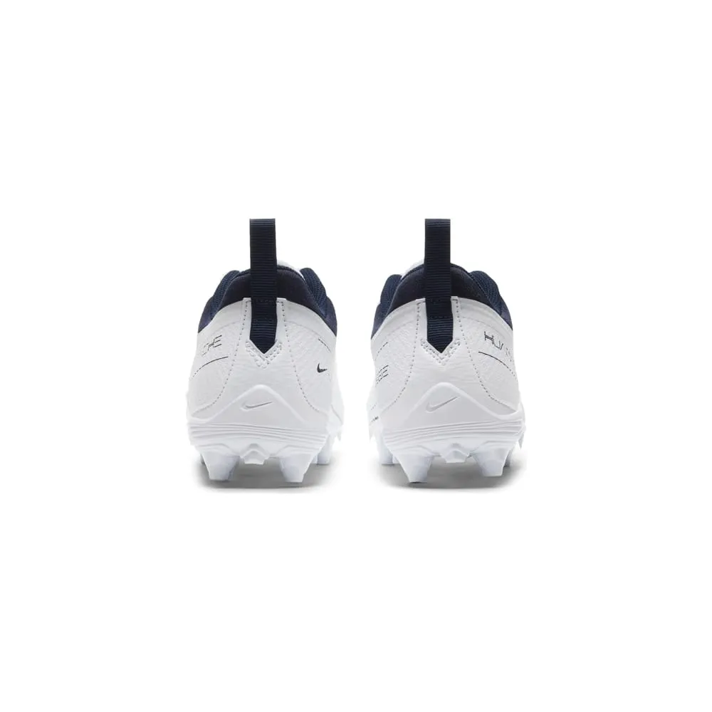 Nike Alpha Huarache 7 GS Youth White/Navy Blue Lacrosse Cleats