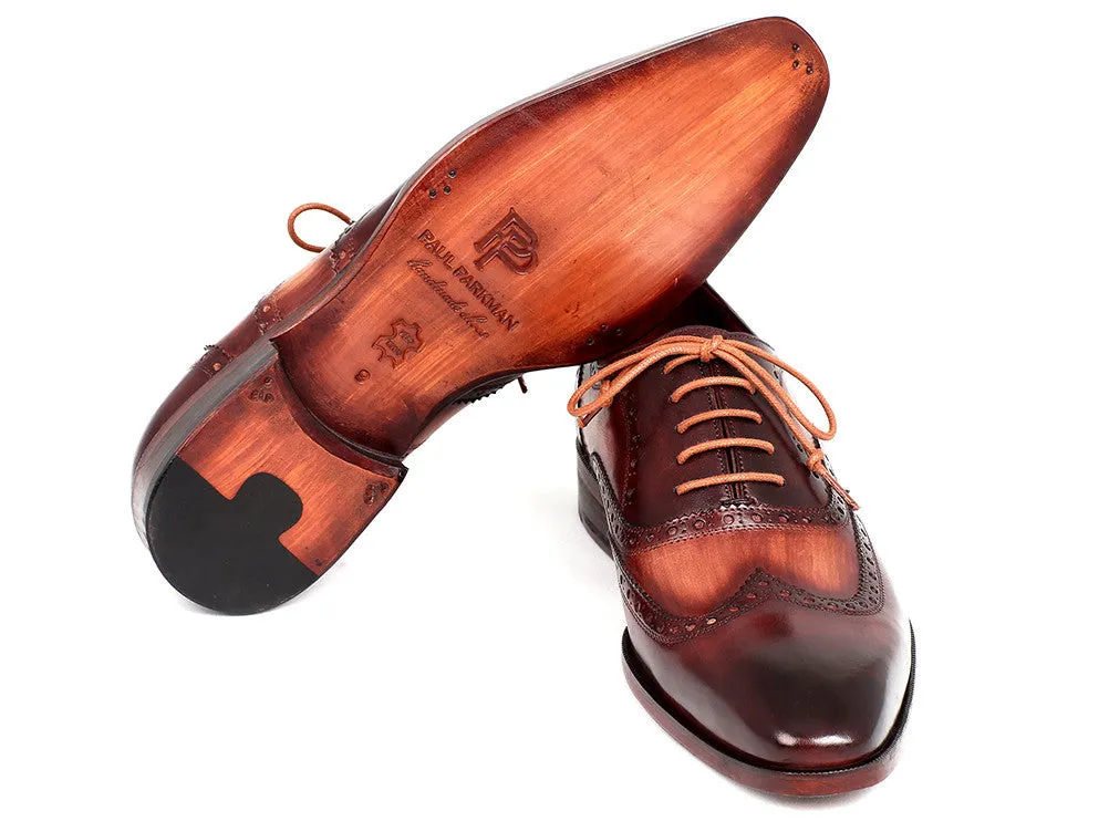 Paul Parkman Men's Two Tone Wingtip Oxfords