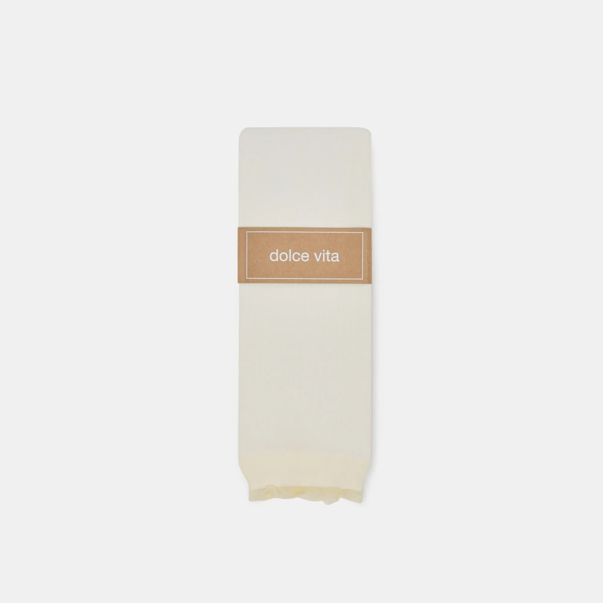 SHEER RUFFLE SOCKS IVORY