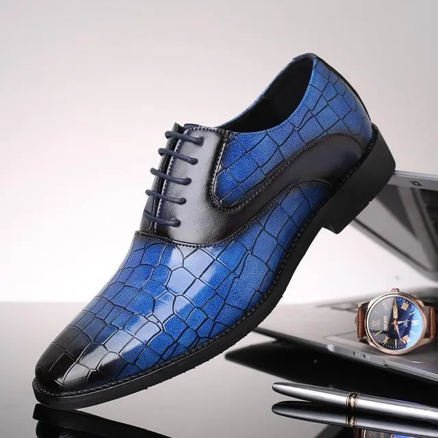 Shoes - Luxury Men's Leather Oxford Casual Dress Shoes