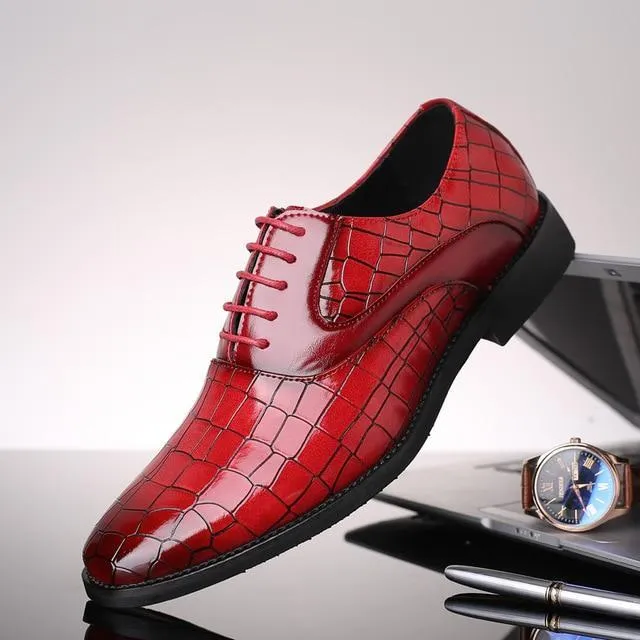 Shoes - Luxury Men's Leather Oxford Casual Dress Shoes