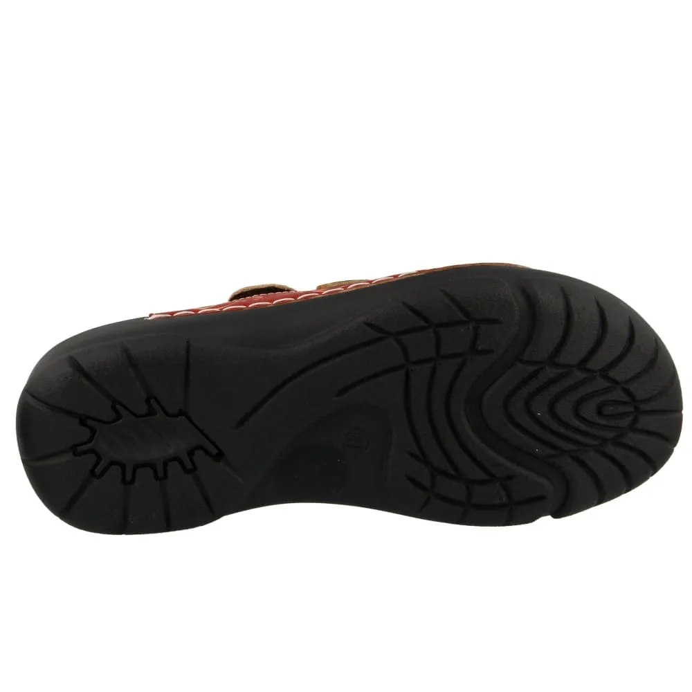 Spring Step Shoes L'Artiste Copa Hand Painted Leather Clogs
