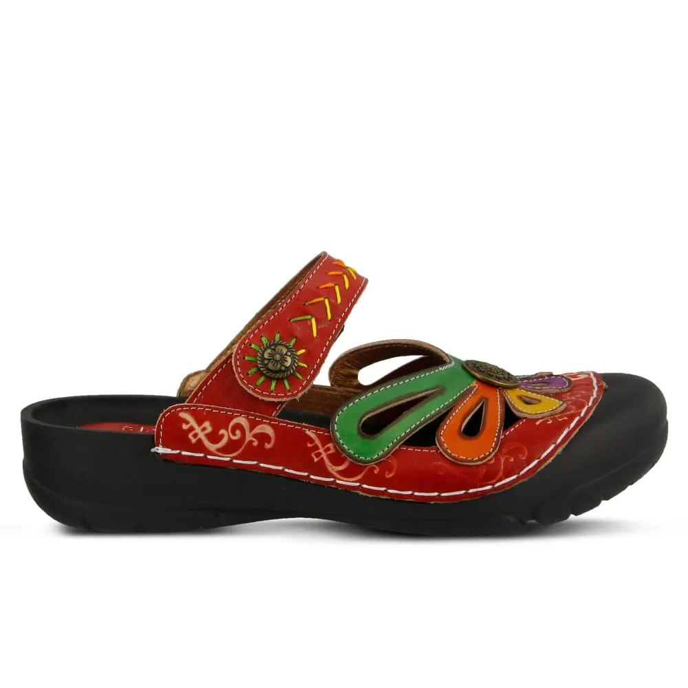 Spring Step Shoes L'Artiste Copa Hand Painted Leather Clogs