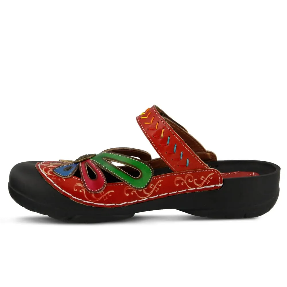 Spring Step Shoes L'Artiste Copa Hand Painted Leather Clogs