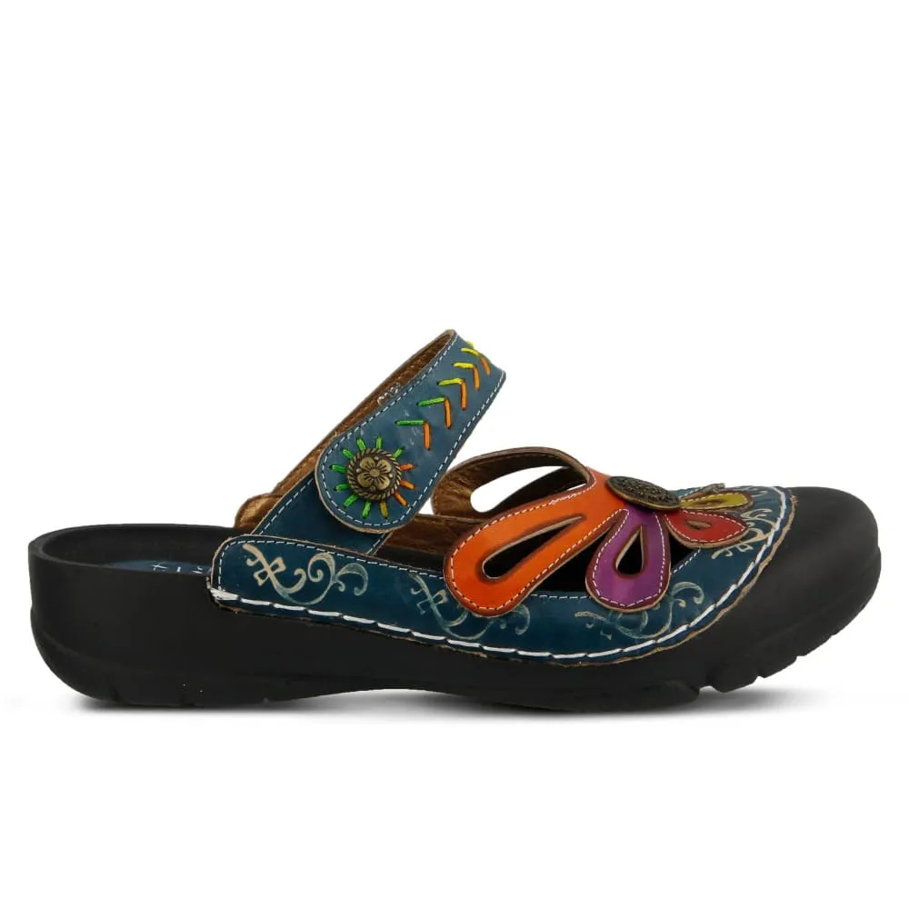 Spring Step Shoes L'Artiste Copa Hand Painted Leather Clogs