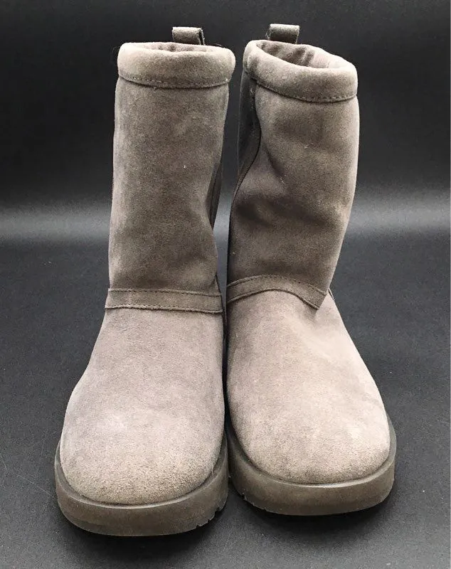 Ugg Women's Classic Short Gray Snow Boots - Size 8