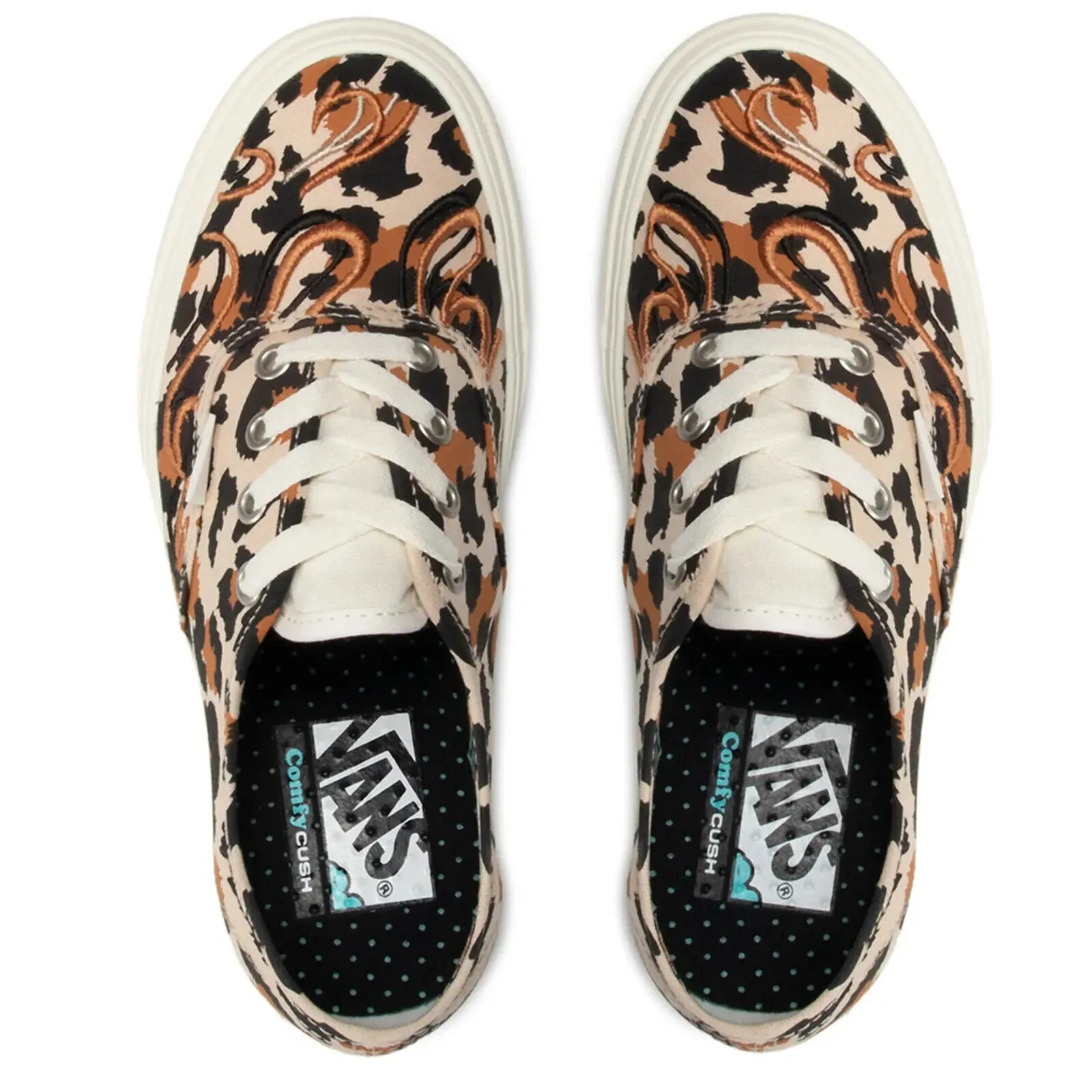 Vans Authentic Comfycush VN0A3WM747B1 Unisex Multicolor Canvas Skate Shoes C1826