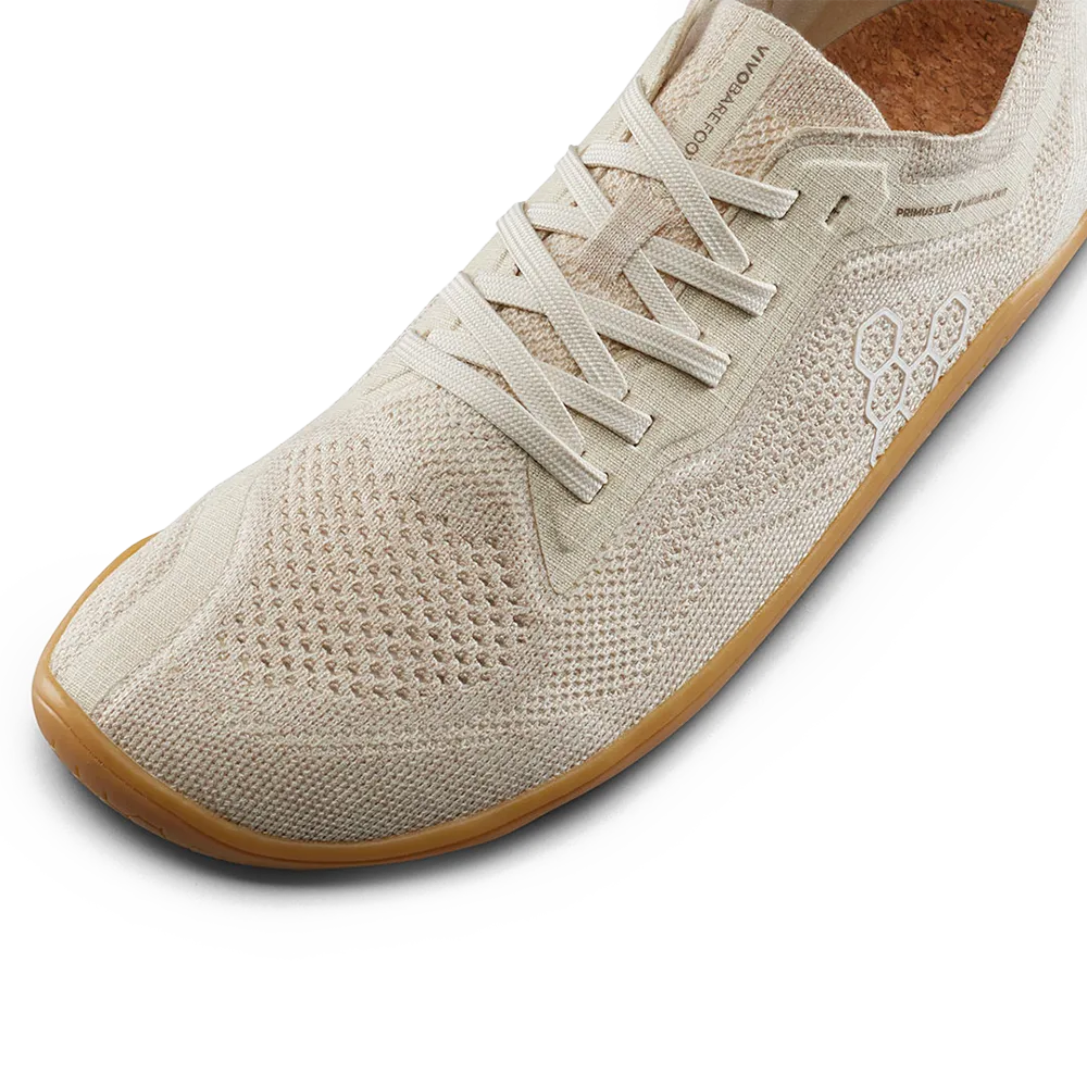 Vivobarefoot Primus Lite Knit Natural Mens Coconut